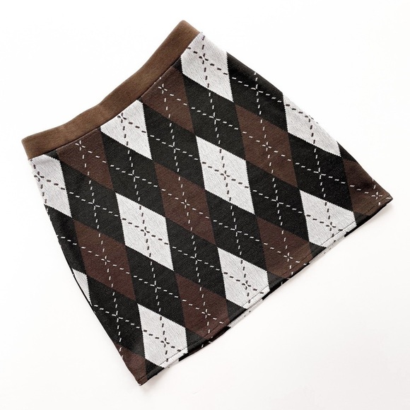 H&m Argyle Mini Skirt - Picture 1 of 5
